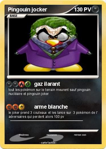 Pokemon Pingouin jocker