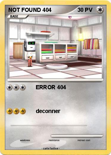 Pokemon NOT FOUND 404