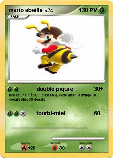 Pokemon mario abeille