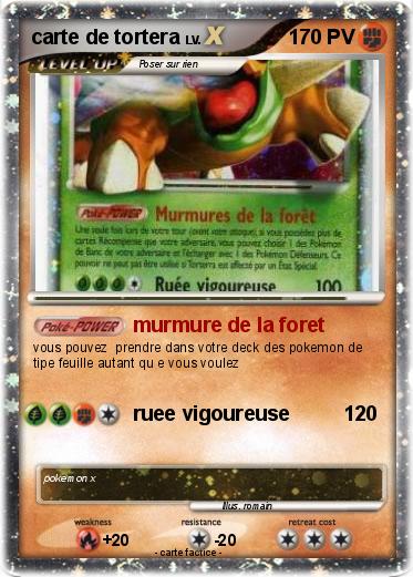 Pokemon carte de tortera