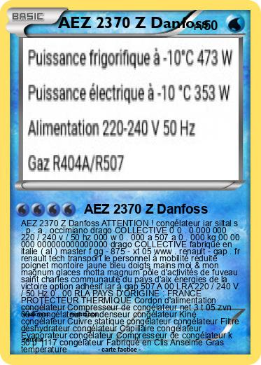 Pokemon AEZ 2370 Z Danfoss