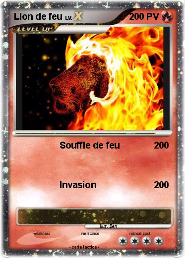 Pokemon Lion de feu