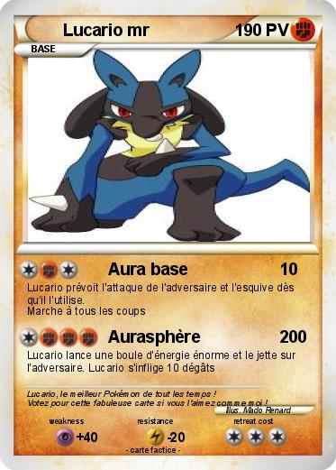 Pokemon Lucario mr