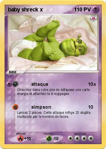 Pokemon baby shreck x