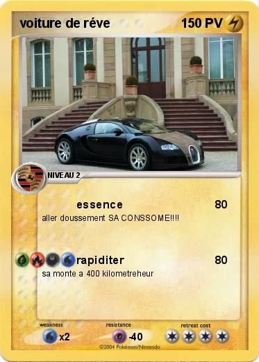 Pokemon voiture de réve