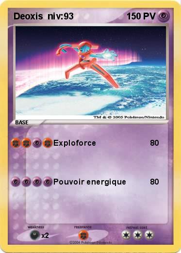 Pokemon Deoxis  niv:93