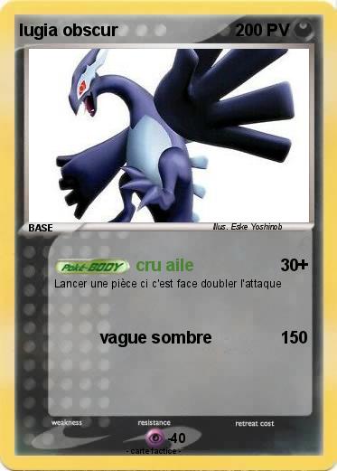 Pokemon lugia obscur
