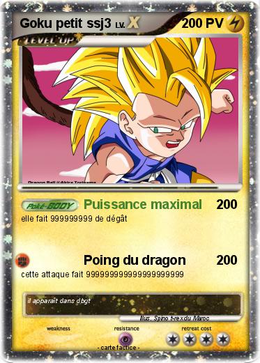Pokemon Goku petit ssj3