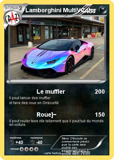 Pokemon Lamborghini MultiVColor