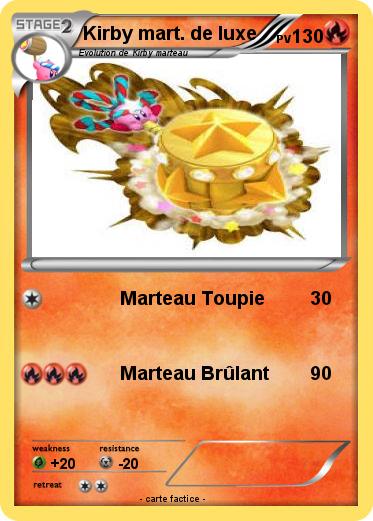 Pokemon Kirby mart. de luxe