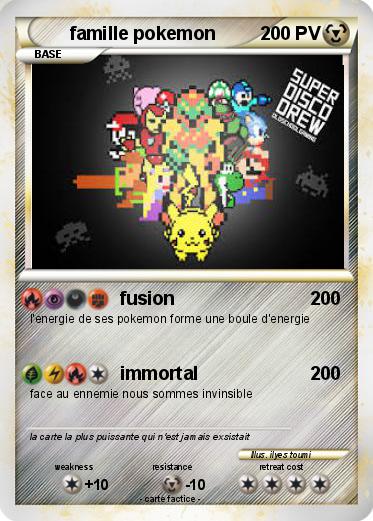 Pokemon famille pokemon