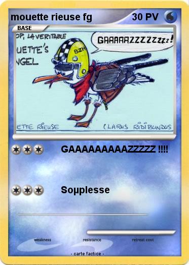 Pokemon mouette rieuse fg