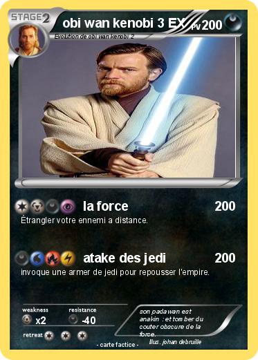 Pokemon obi wan kenobi 3 EX