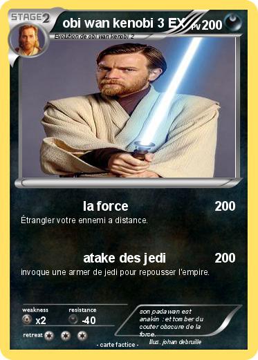 Pokemon obi wan kenobi 3 EX