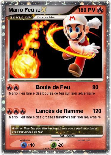 Pokemon Mario Feu