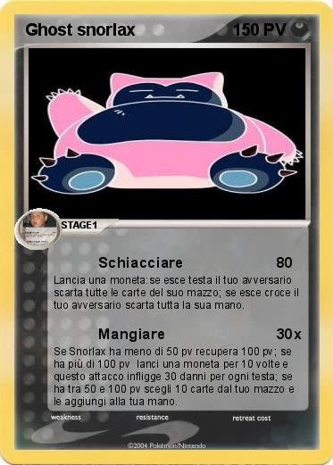 Pokemon Ghost snorlax