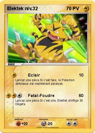 Pokemon Elektek niv.32