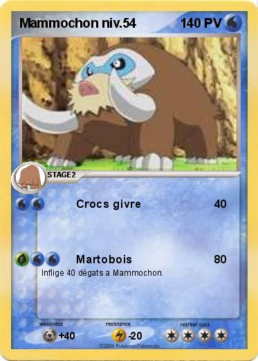 Pokemon Mammochon niv.54