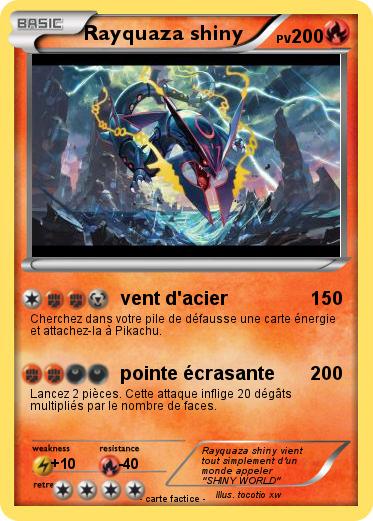 Pokemon Rayquaza shiny