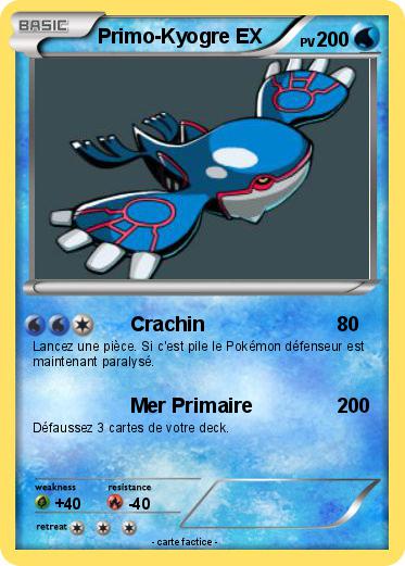 Pokemon Primo-Kyogre EX