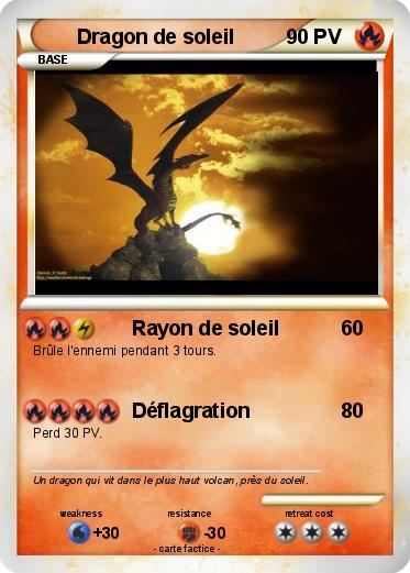Pokemon Dragon de soleil