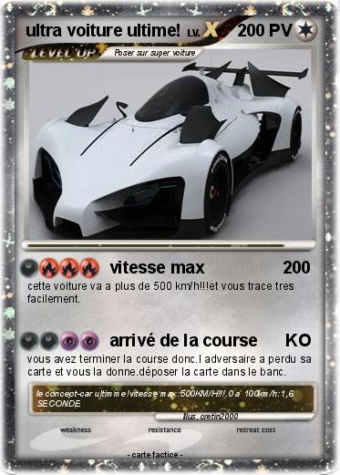 Pokemon ultra voiture ultime!