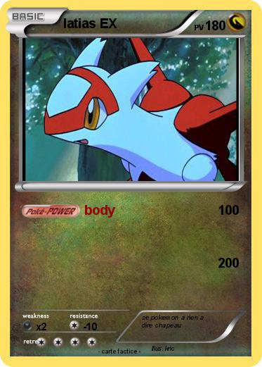Pokemon latias EX