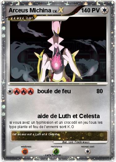 Pokemon Arceus Michina