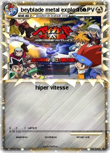 Pokemon beyblade metal explosion