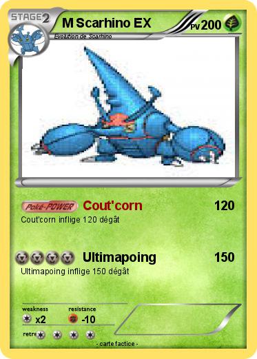 Pokemon M Scarhino EX