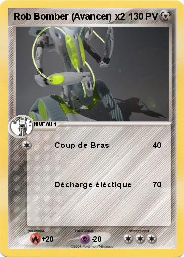 Pokemon Rob Bomber (Avancer) x2
