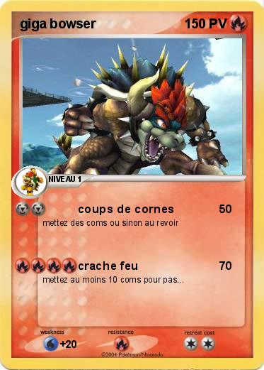 Pokemon giga bowser