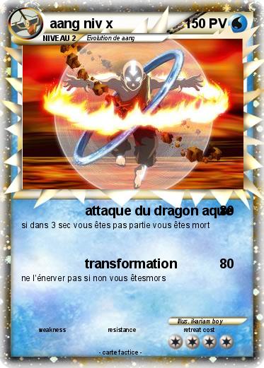 Pokemon aang niv x