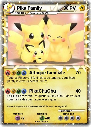 Pokemon Pika Family
