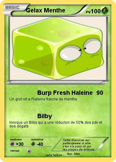 Pokemon Gelax Menthe