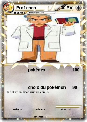 Pokemon Prof chen