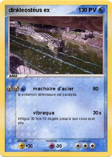 Pokemon dinkleostéus ex