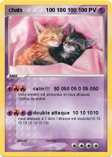 Pokemon chats               100 100 100 