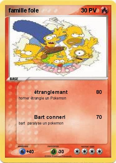 Pokemon famille fole 