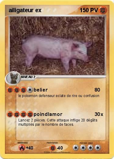 Pokemon ailigateur ex