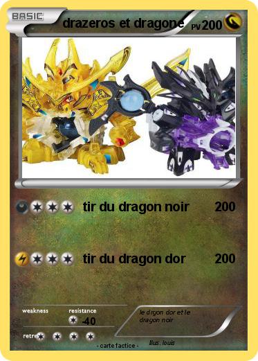 Pokemon drazeros et dragone