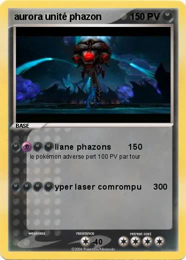 Pokemon aurora unité phazon