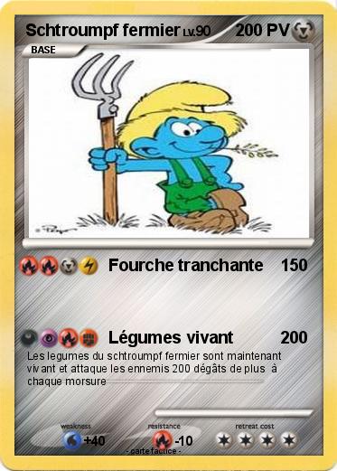 Pokemon Schtroumpf fermier