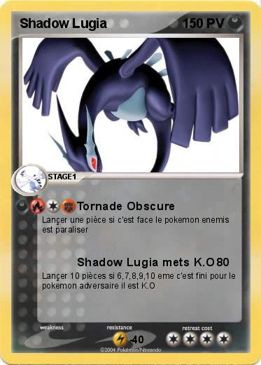 Pokemon Shadow Lugia