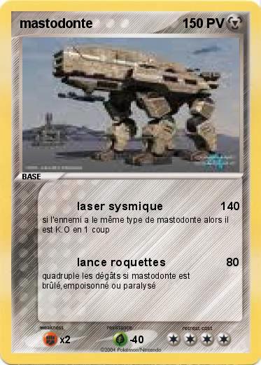 Pokemon mastodonte