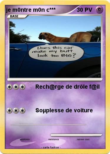 Pokemon je m0ntre m0n c***