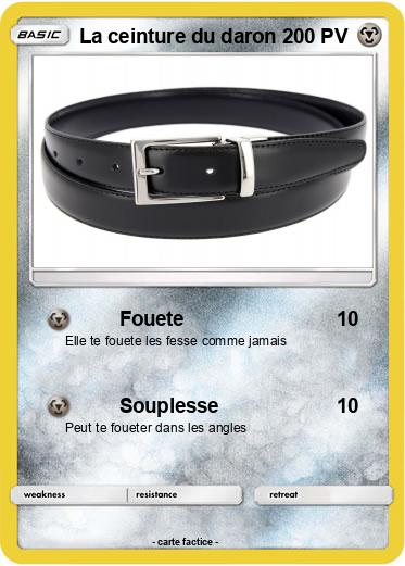 Pokemon La ceinture du daron