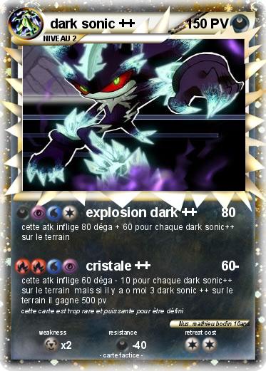 Pokemon dark sonic ++