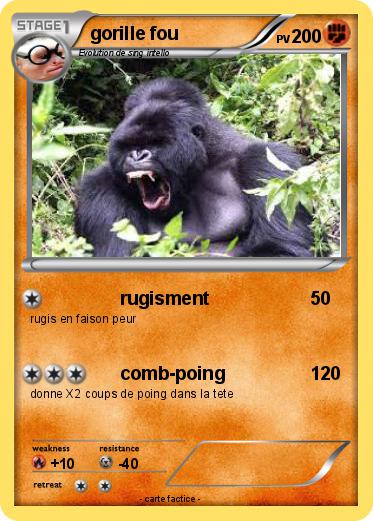 Pokemon gorille fou