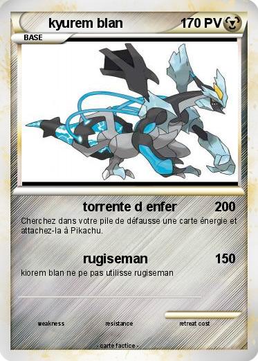 Pokemon kyurem blan